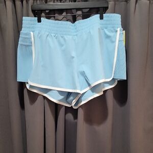 Women's Blue Athletic Shorts